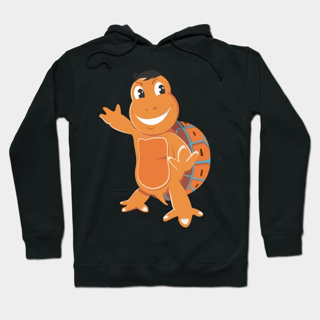 cartoon turtle Hoodie by Udin